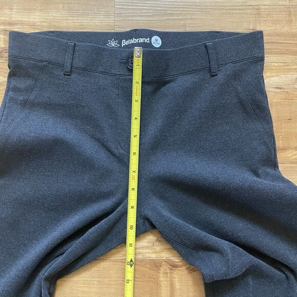 BETABRAND MP Gray Pull On Stretch Office Ponte Knit Pants Yoga Career Minimalist - Picture 12 of 15
